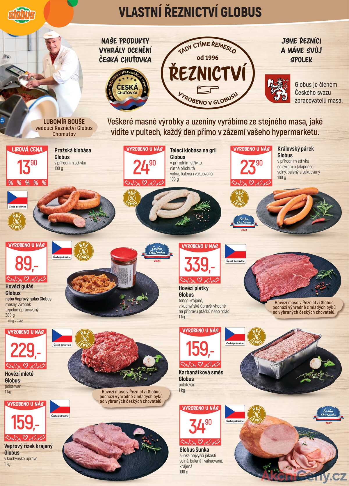Akční leták Globus 6.8. - 12.8.2025 - Globus Chomutov strana 5