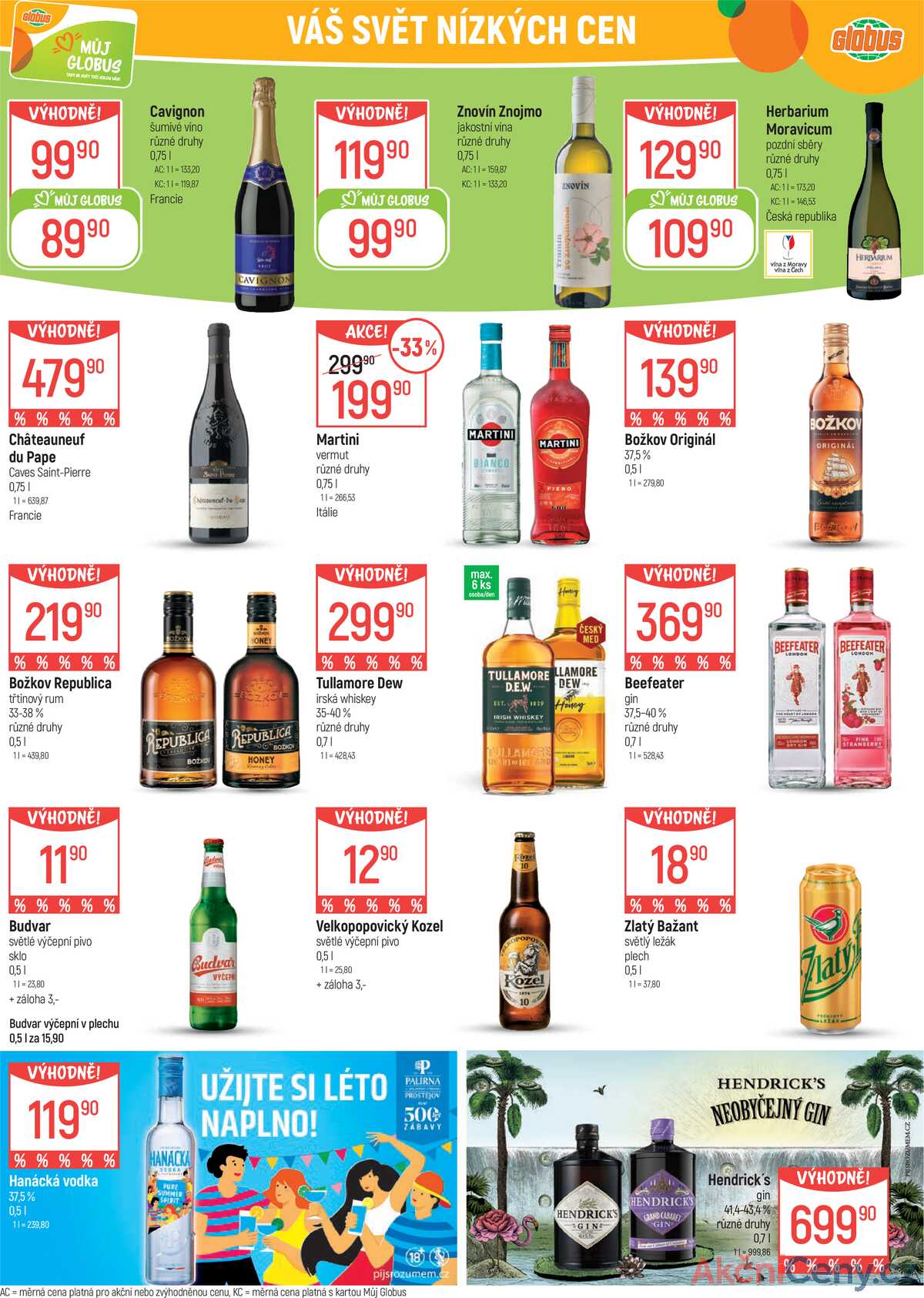 Akční leták Globus 6.8. - 12.8.2025 - Globus Chomutov strana 22