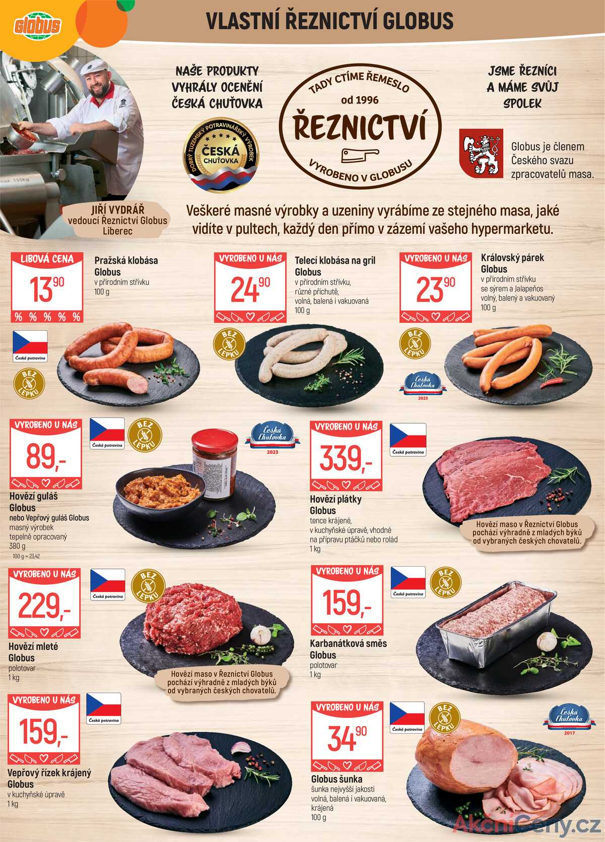 Akční leták Globus 6.8. - 12.8.2025 - Globus Liberec strana 5