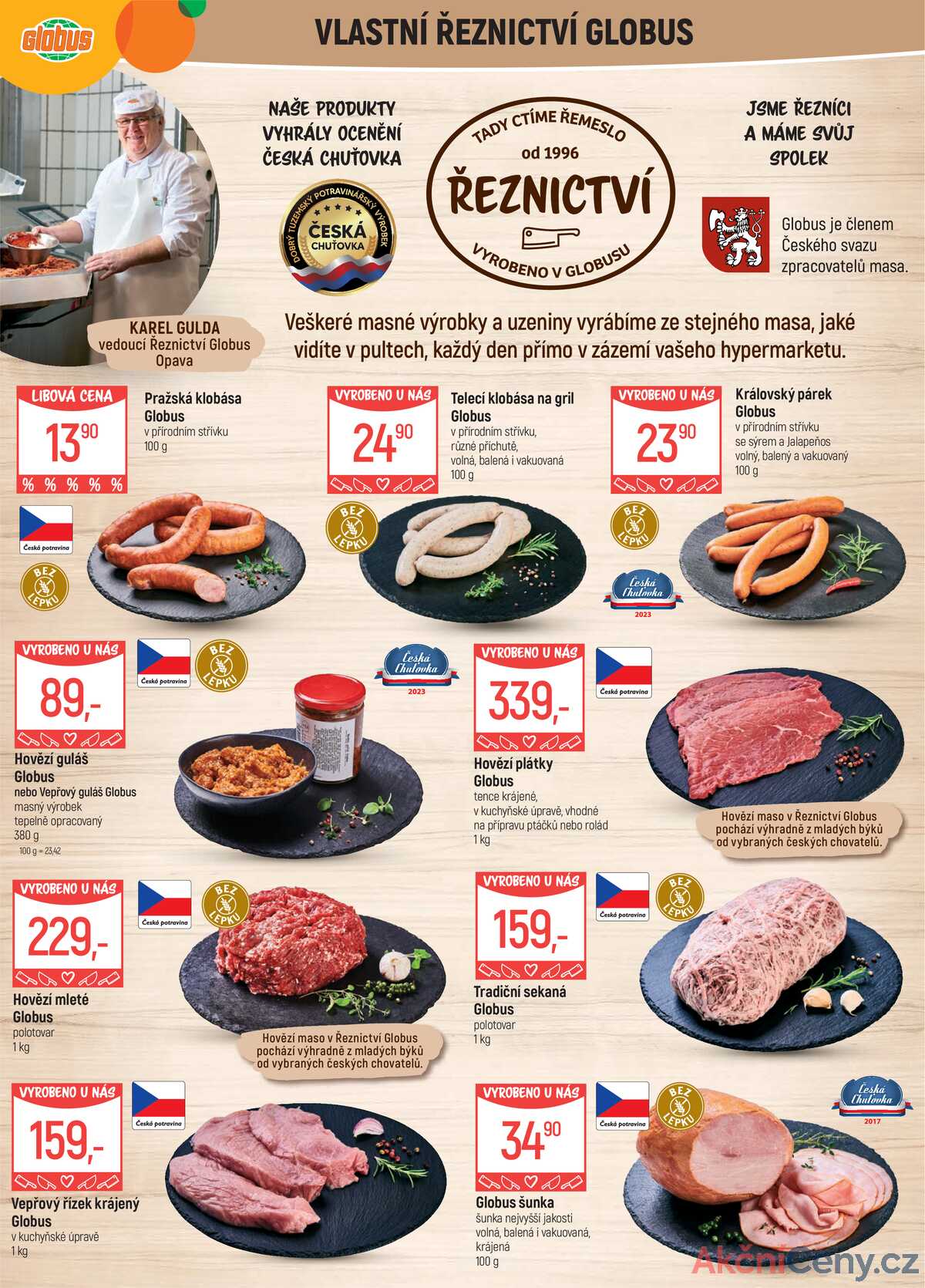 Akční leták Globus 6.8. - 12.8.2025 - Globus Opava strana 5