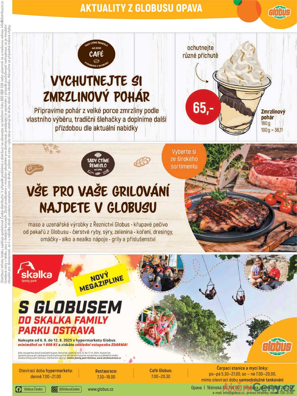 Akční leták Globus 6.8. - 12.8.2025 - Globus Opava strana 33