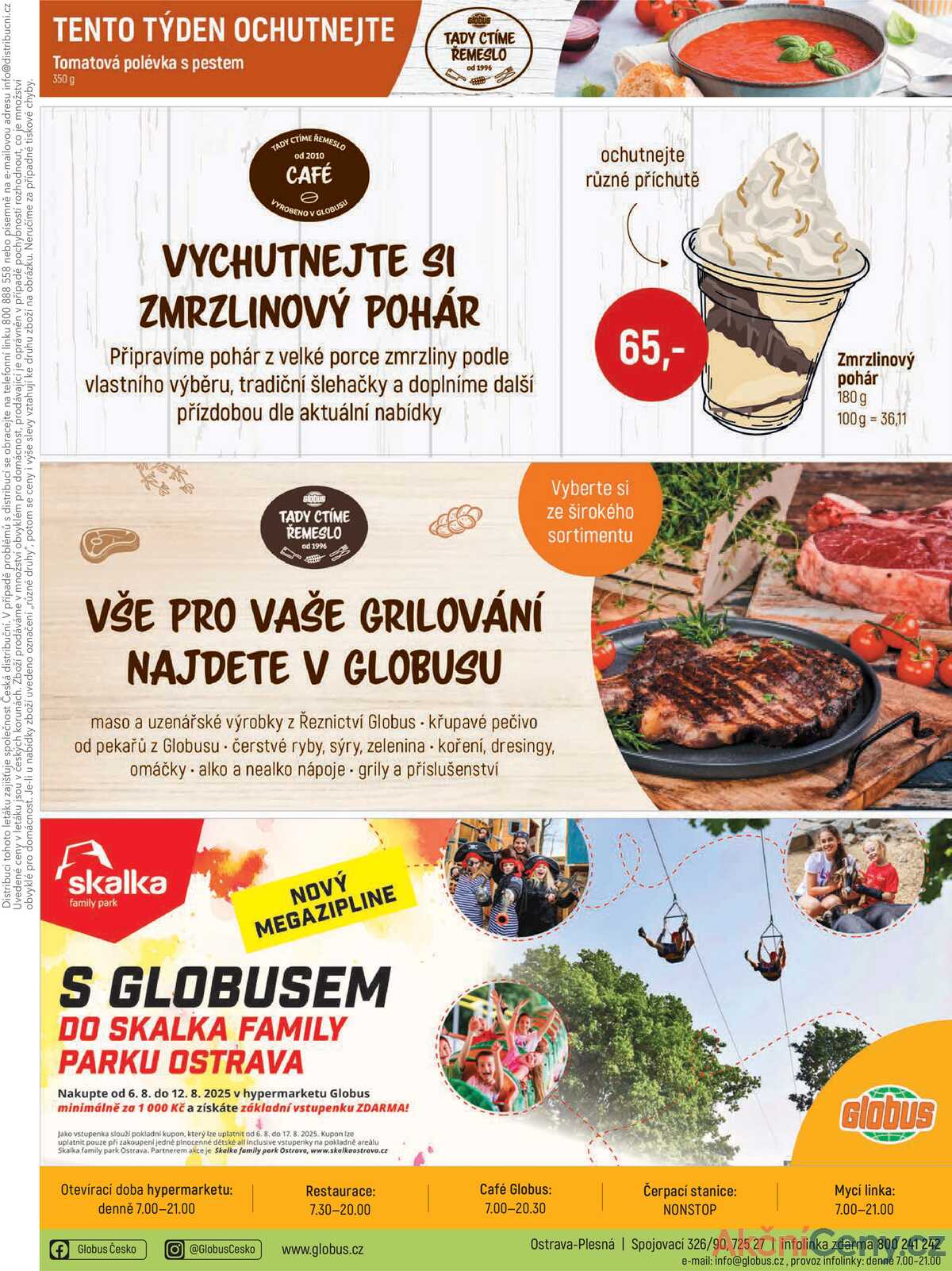 Akční leták Globus 6.8. - 12.8.2025 - Globus Ostrava strana 33