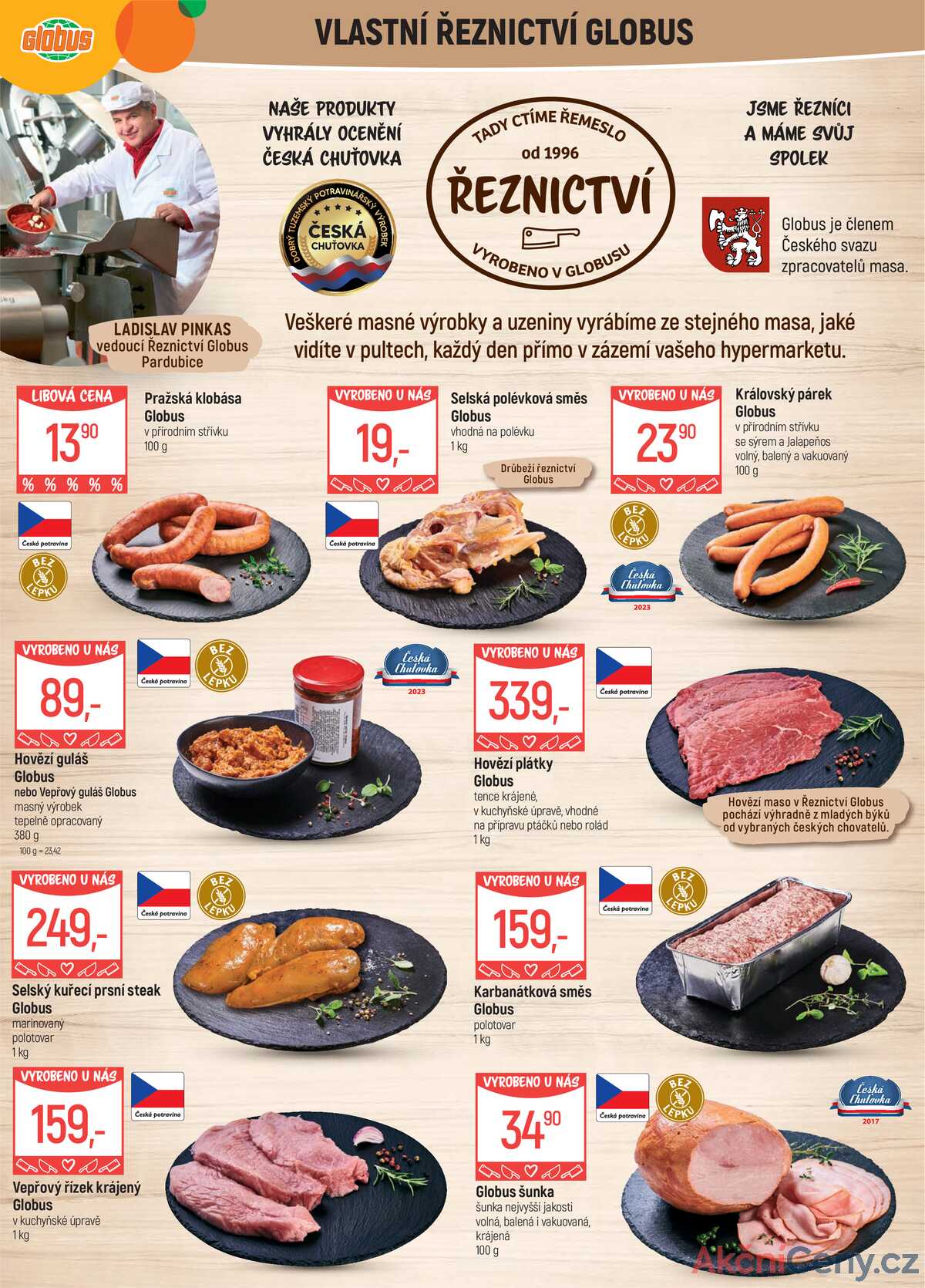 Akční leták Globus 6.8. - 12.8.2025 - Globus Pardubice strana 5