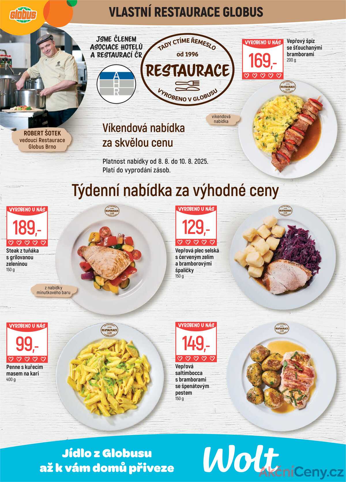 Akční leták Globus 6.8. - 12.8.2025 - Globus Brno Ivanovice strana 7