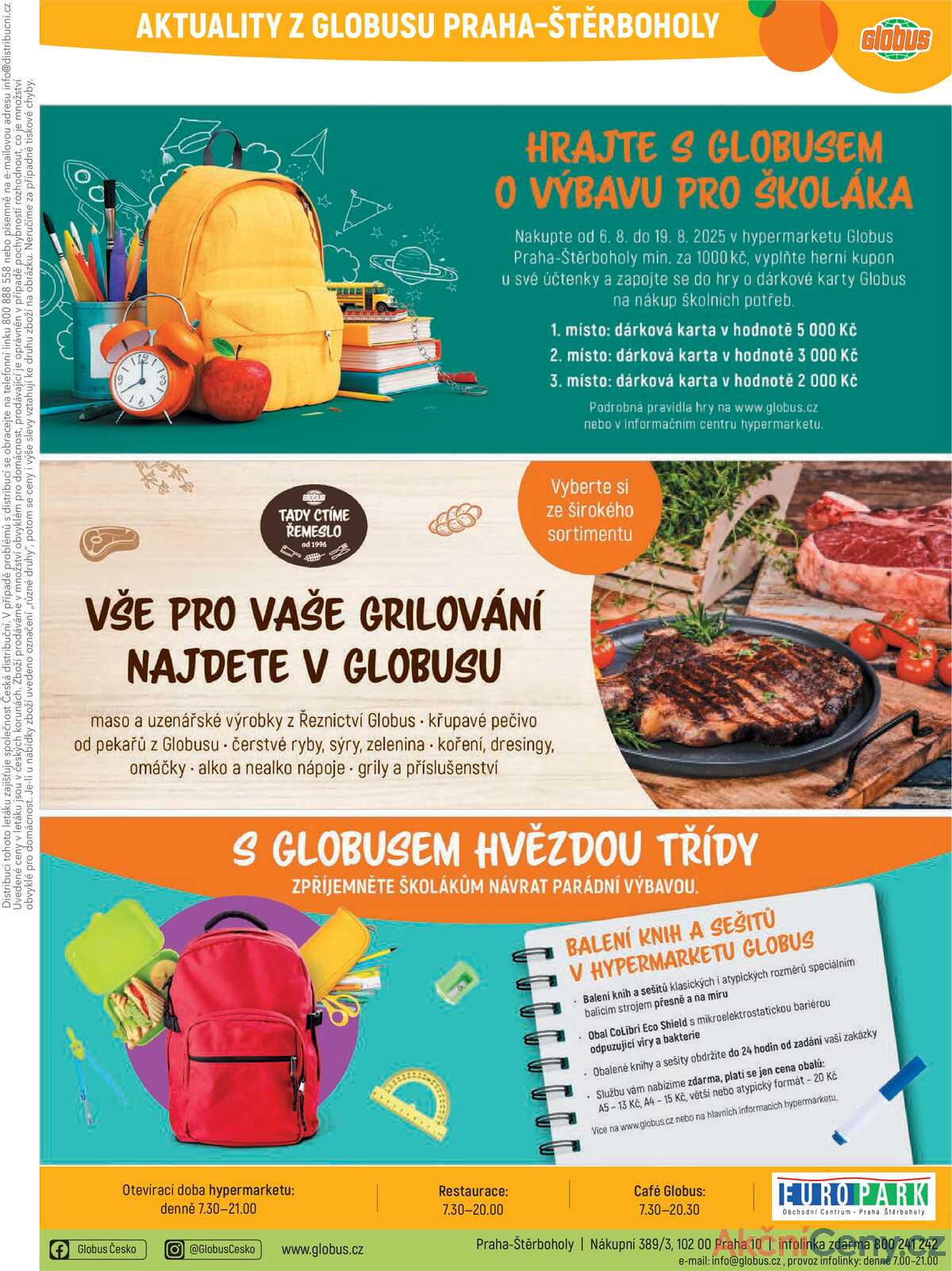 Akční leták Globus 6.8. - 12.8.2025 - Globus Praha - Štěrboholy strana 33