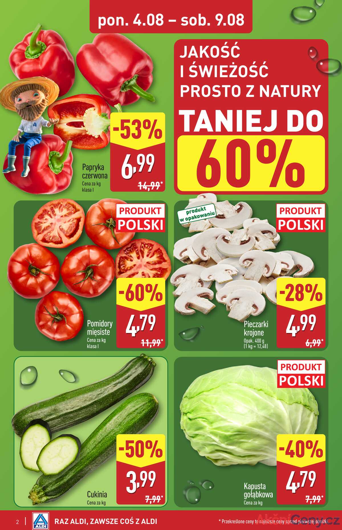 Leták Aldi Polsko 4.8.-9.8.2025 strana 2