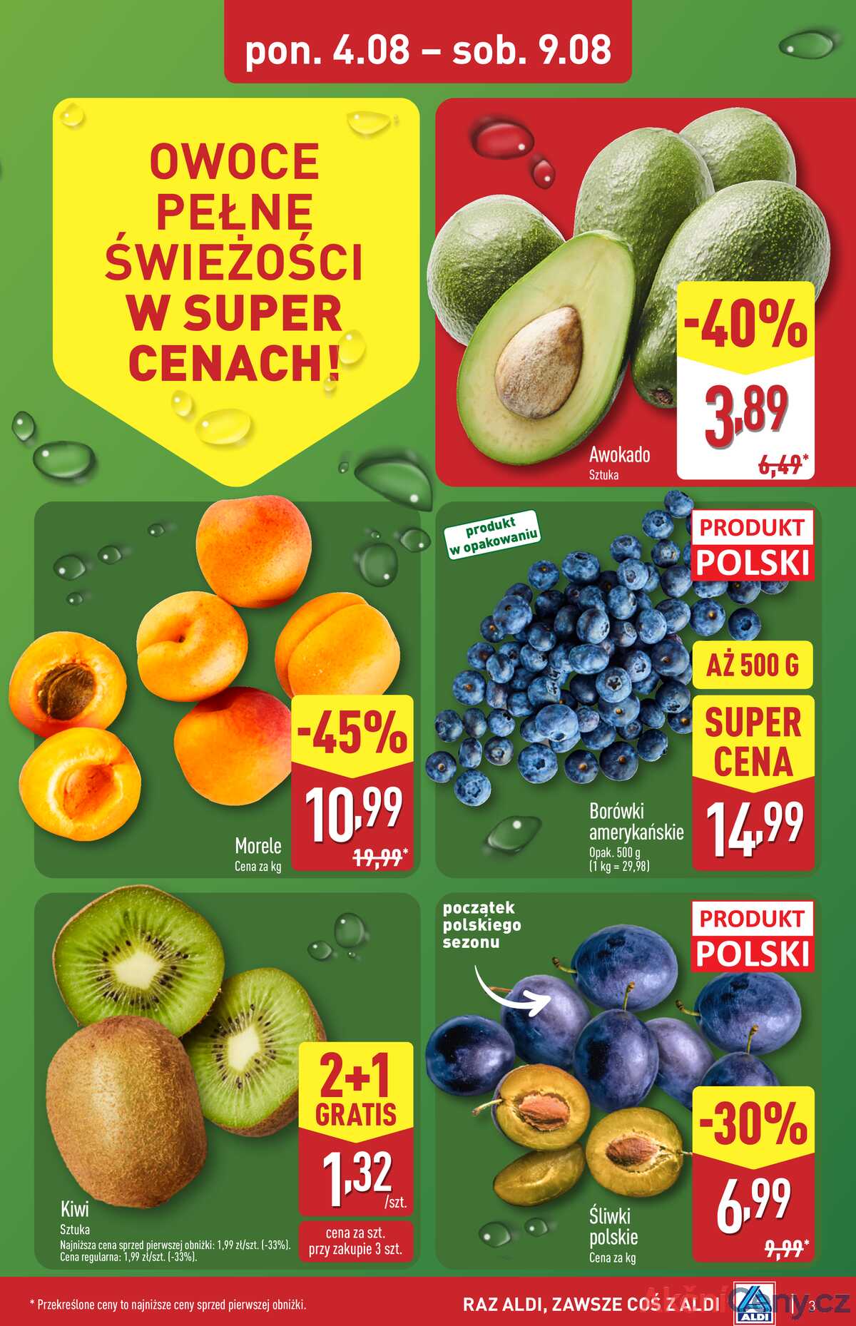Leták Aldi Polsko 4.8.-9.8.2025 strana 3