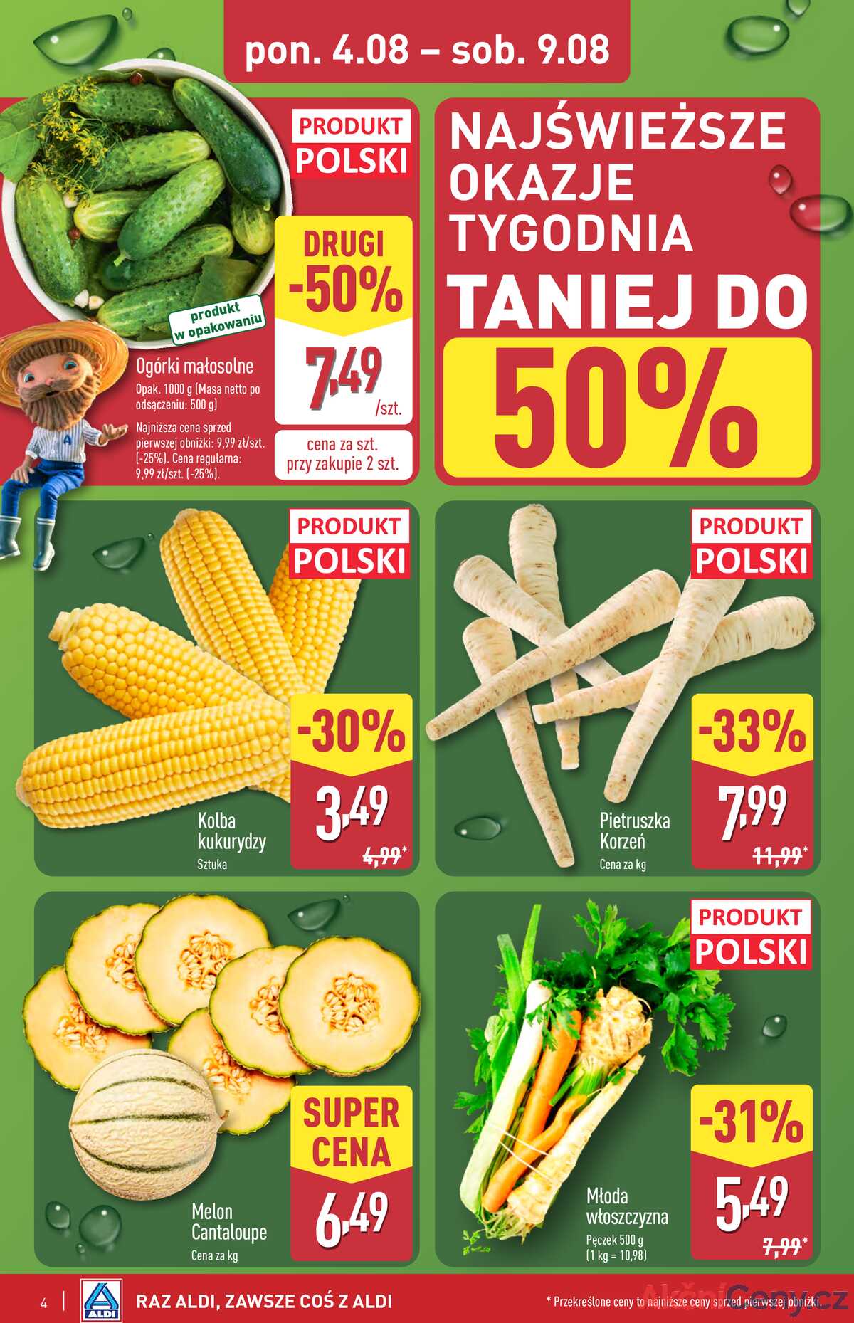 Leták Aldi Polsko 4.8.-9.8.2025 strana 4
