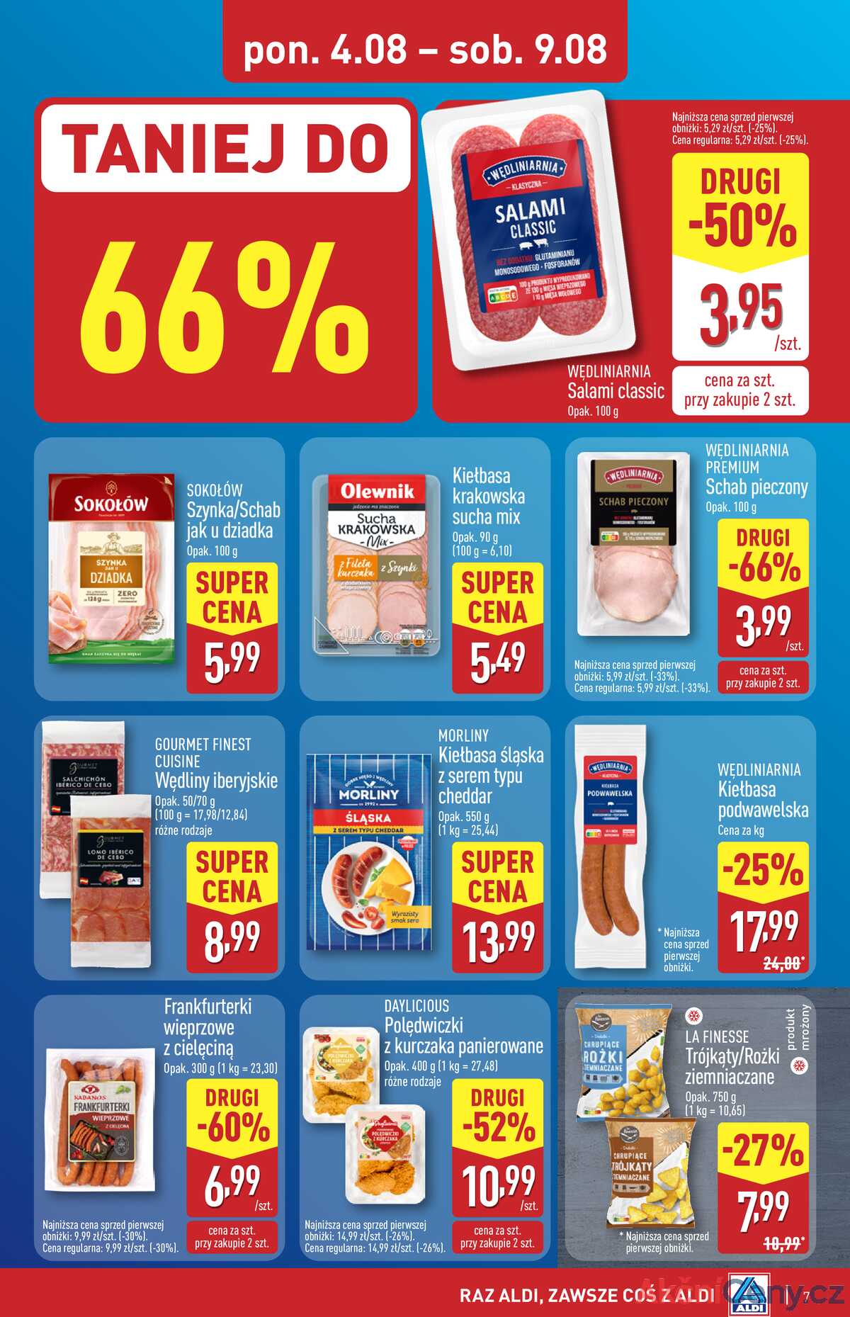 Leták Aldi Polsko 4.8.-9.8.2025 strana 7