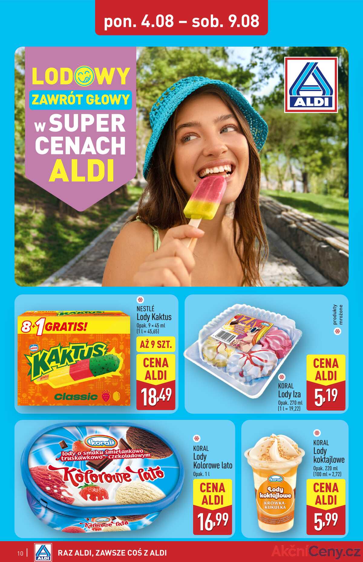 Leták Aldi Polsko 4.8.-9.8.2025 strana 10