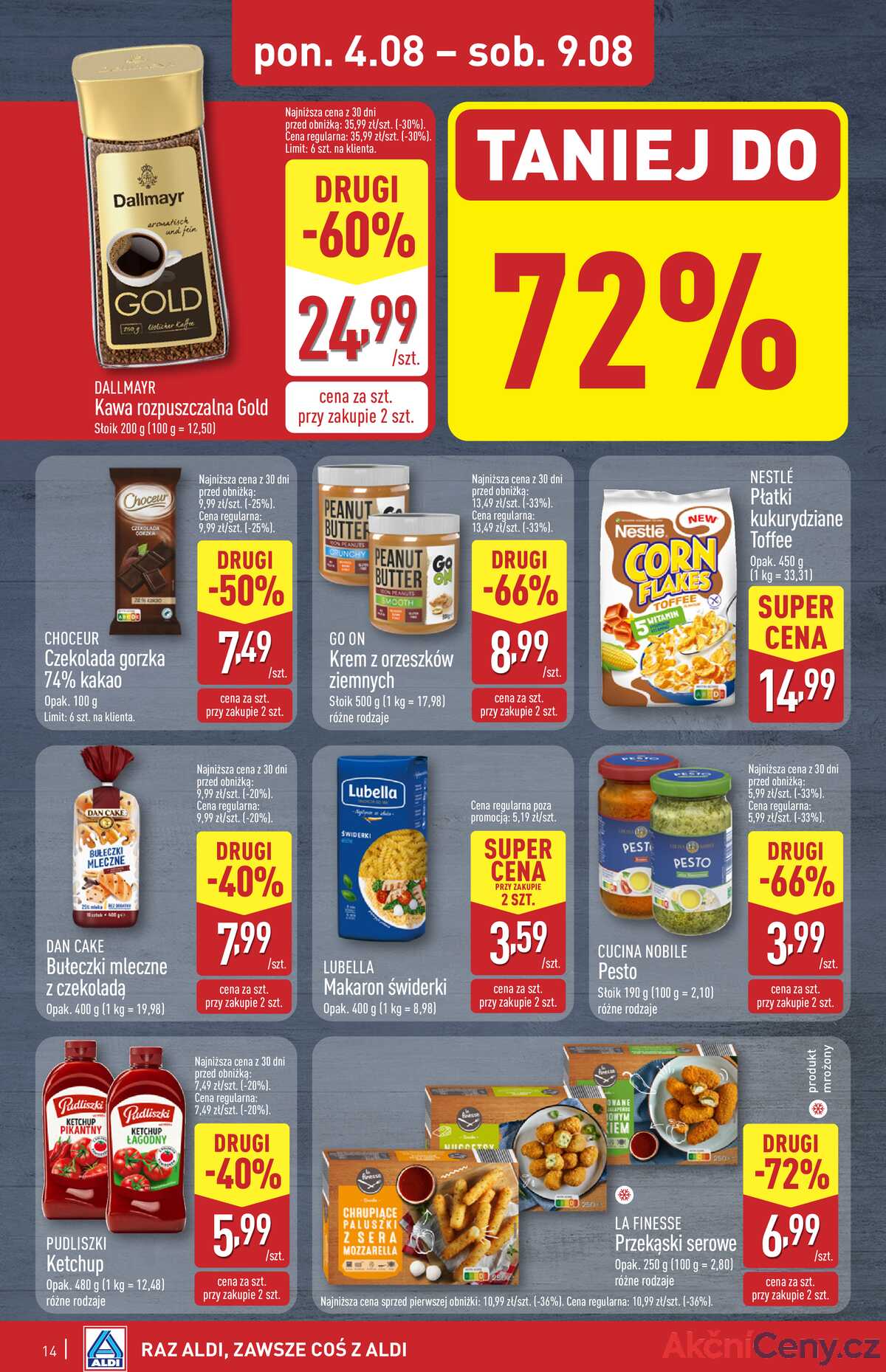 Leták Aldi Polsko 4.8.-9.8.2025 strana 14