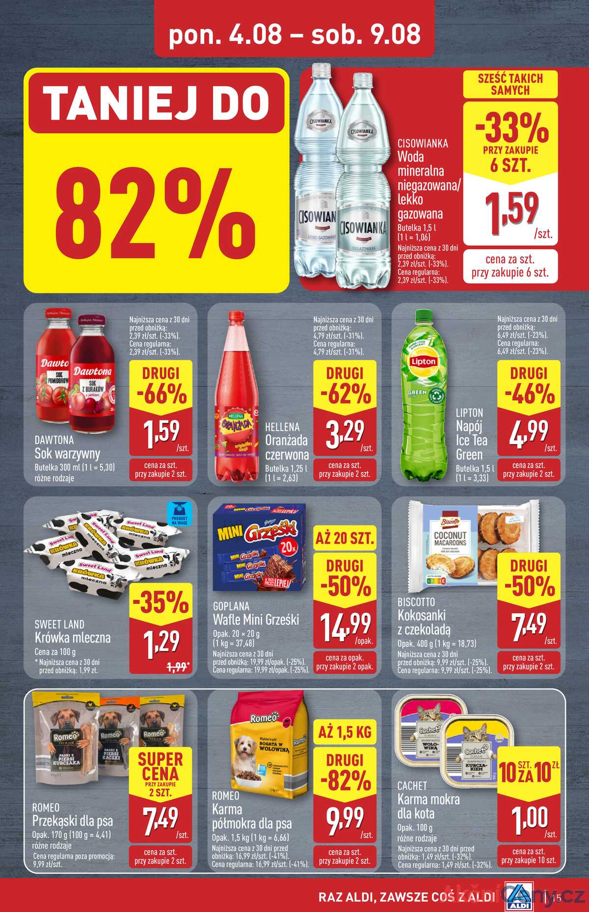 Leták Aldi Polsko 4.8.-9.8.2025 strana 15