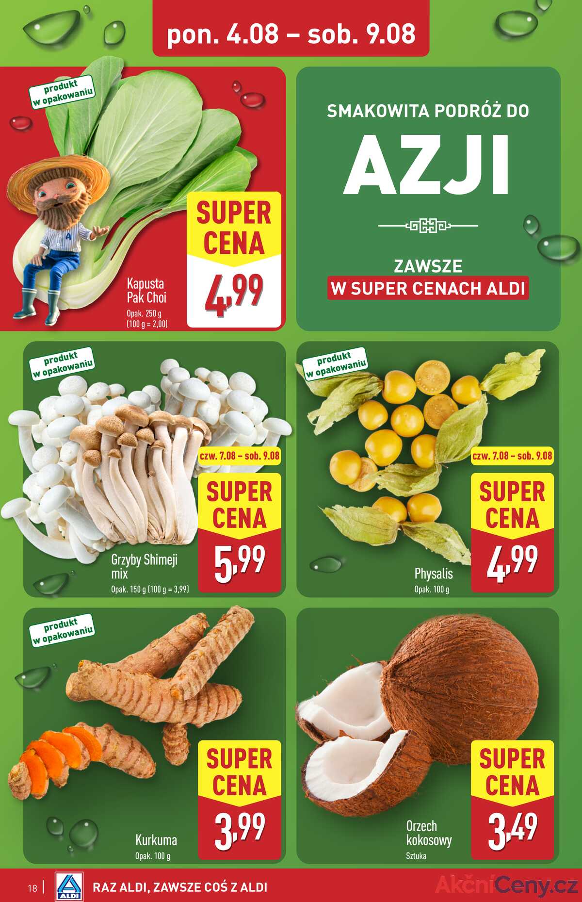 Leták Aldi Polsko 4.8.-9.8.2025 strana 18