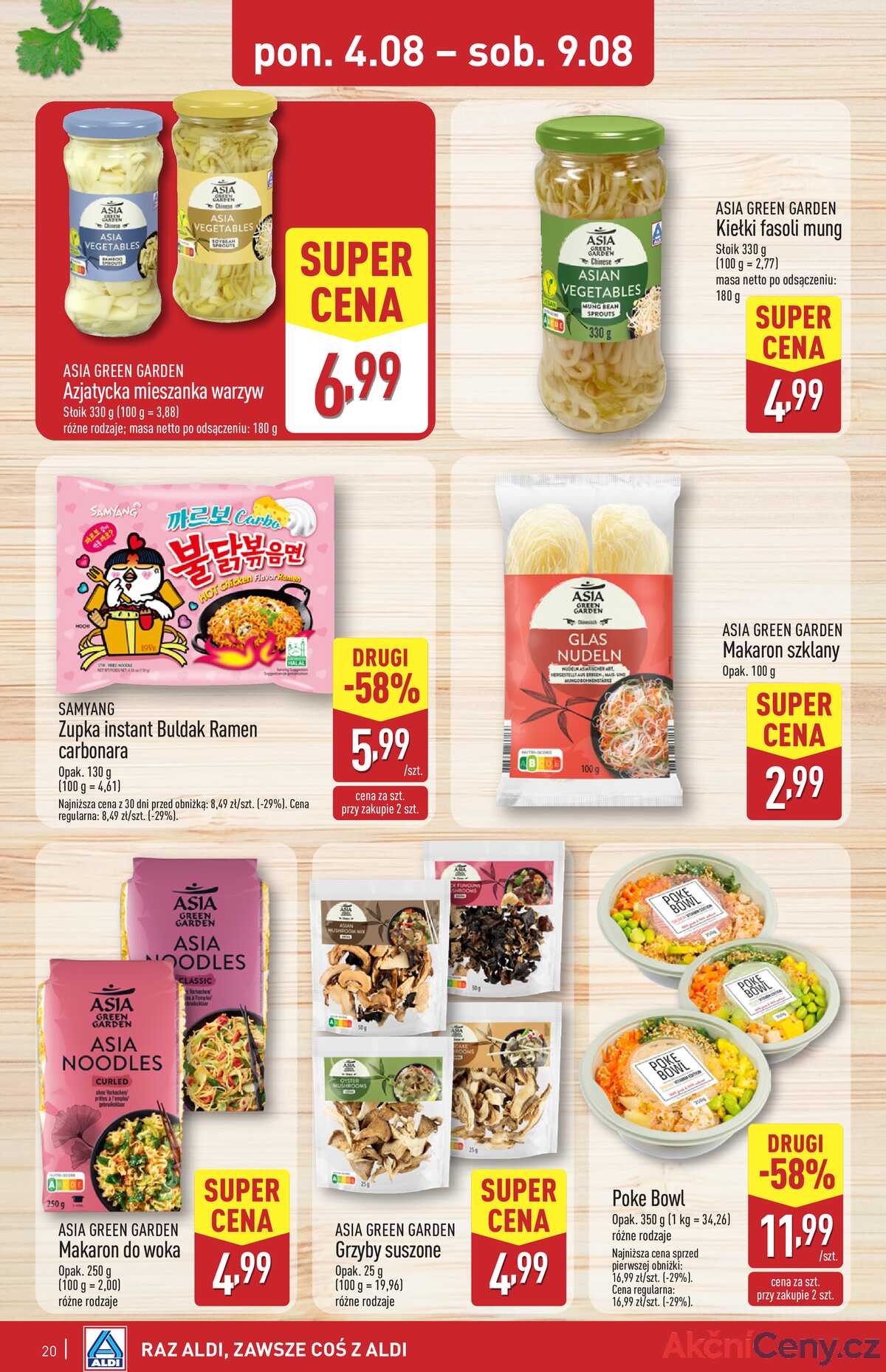 Leták Aldi Polsko 4.8.-9.8.2025 strana 20