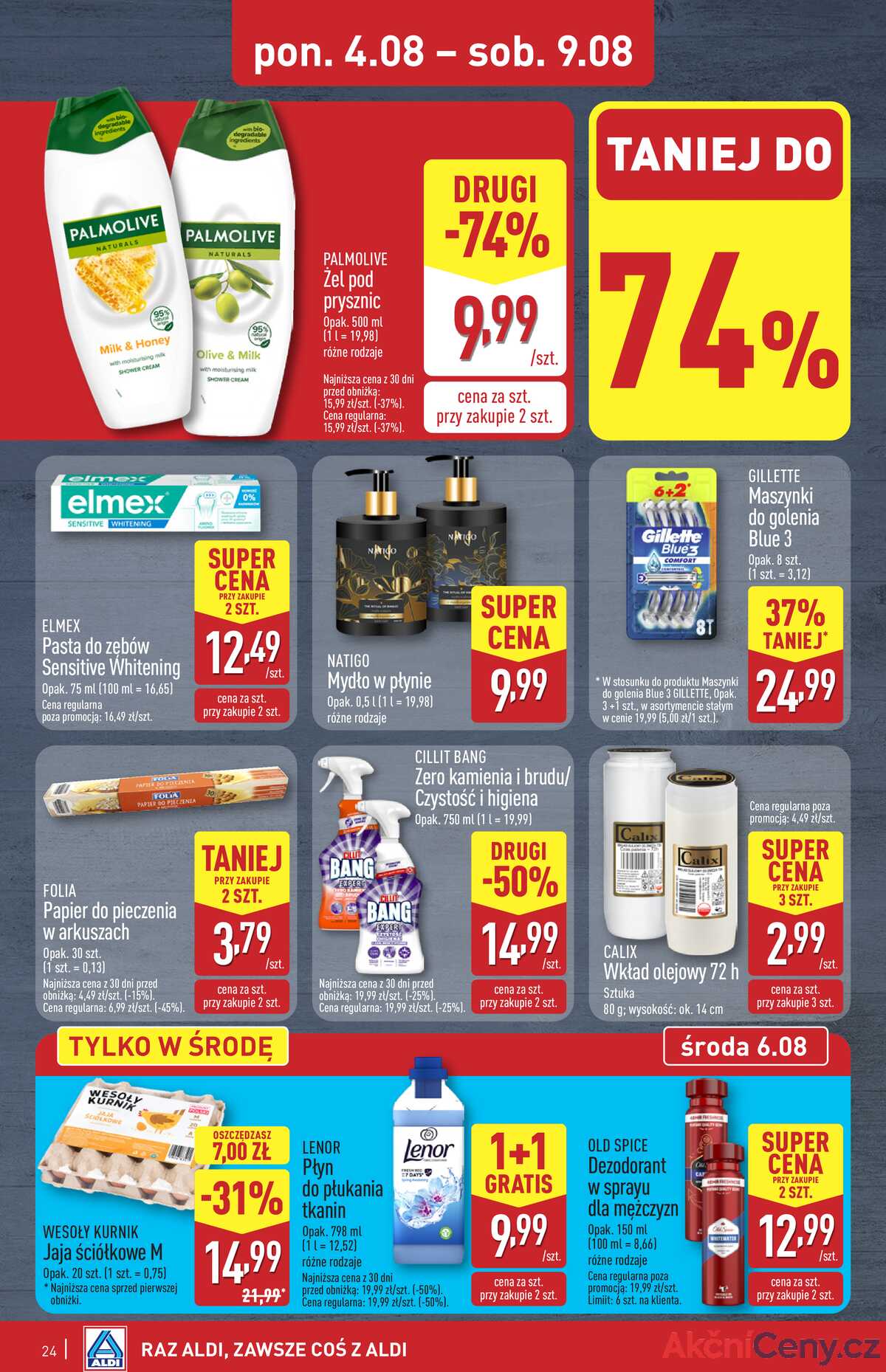 Leták Aldi Polsko 4.8.-9.8.2025 strana 24