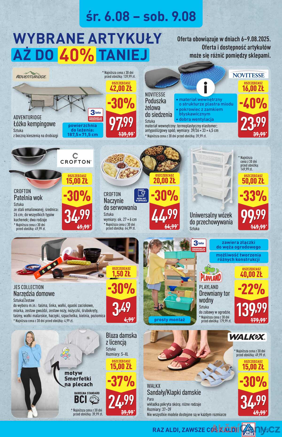 Leták Aldi Polsko 4.8.-9.8.2025 strana 25