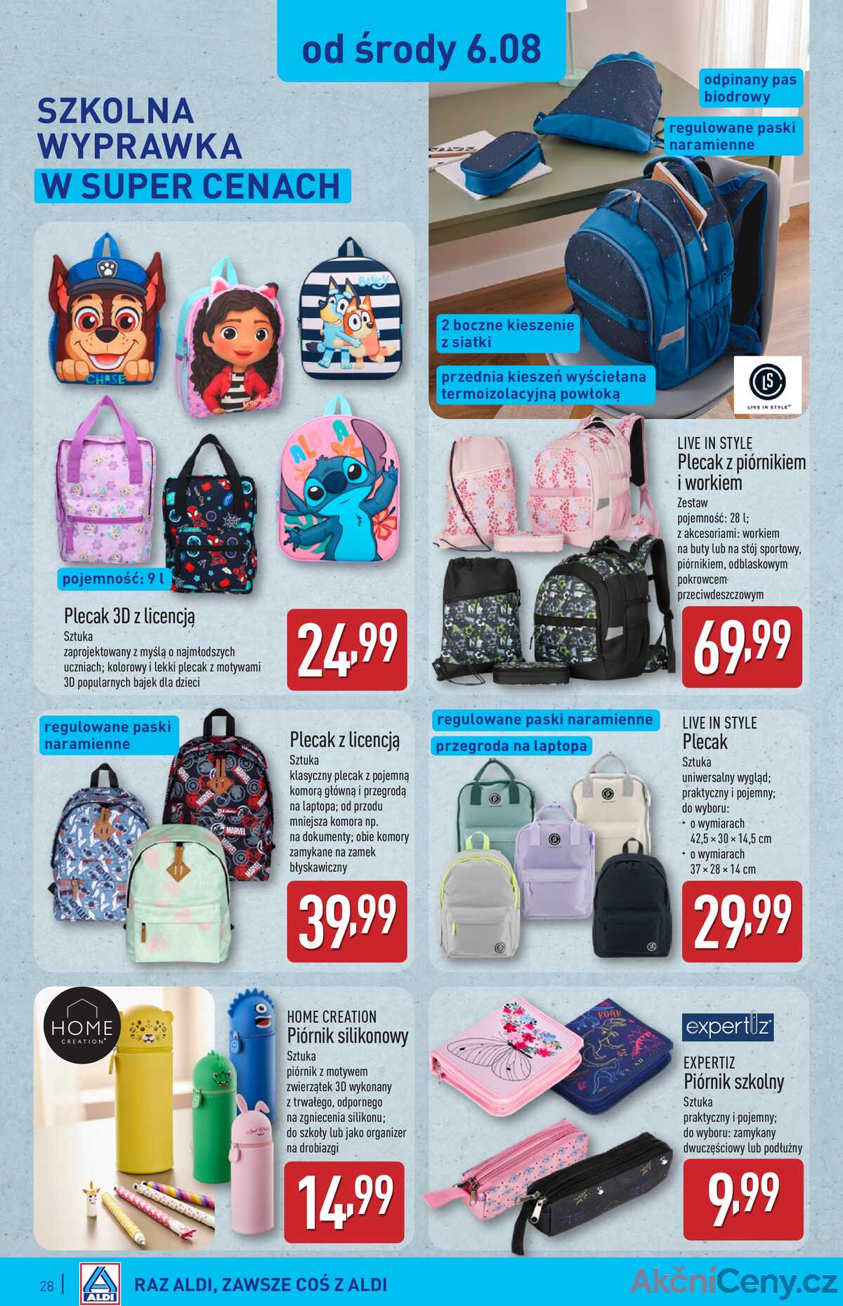 Leták Aldi Polsko 4.8.-9.8.2025 strana 28