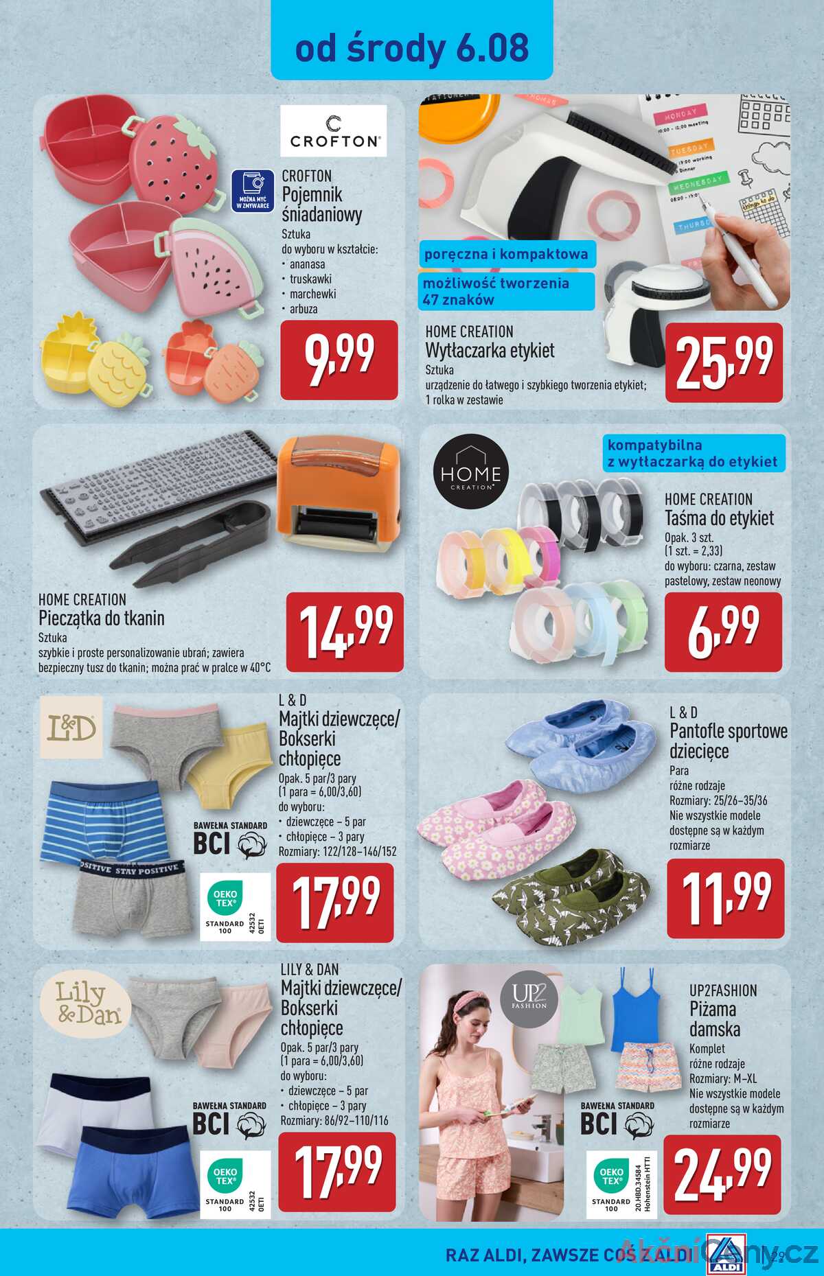 Leták Aldi Polsko 4.8.-9.8.2025 strana 29