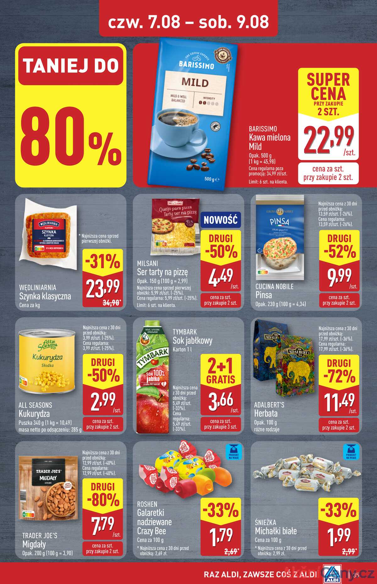 Leták Aldi Polsko 4.8.-9.8.2025 strana 35