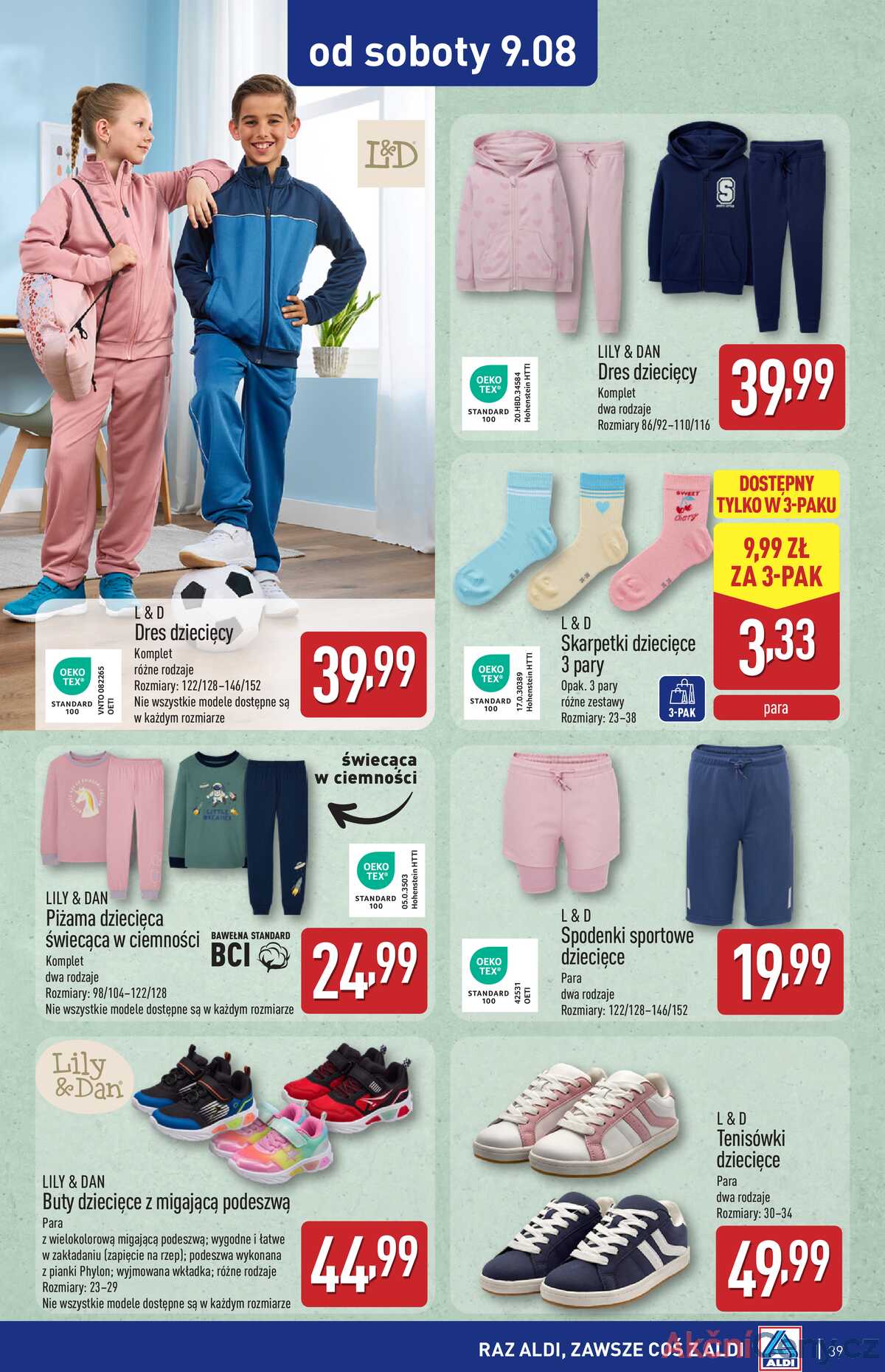 Leták Aldi Polsko 4.8.-9.8.2025 strana 39