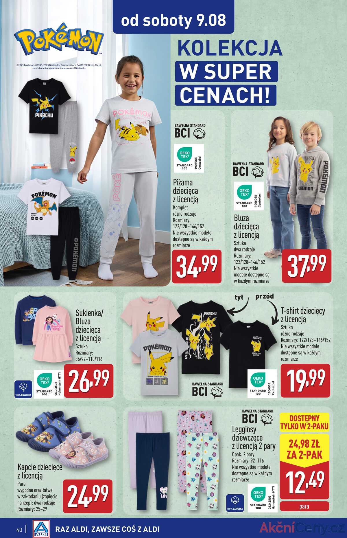 Leták Aldi Polsko 4.8.-9.8.2025 strana 40