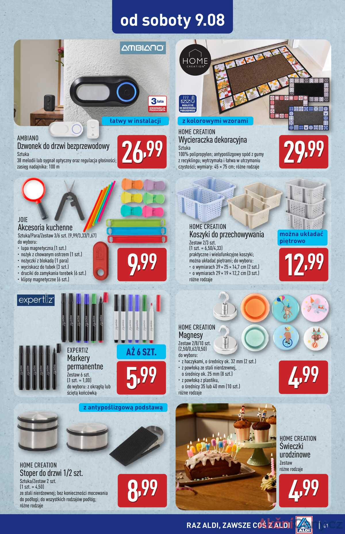 Leták Aldi Polsko 4.8.-9.8.2025 strana 41