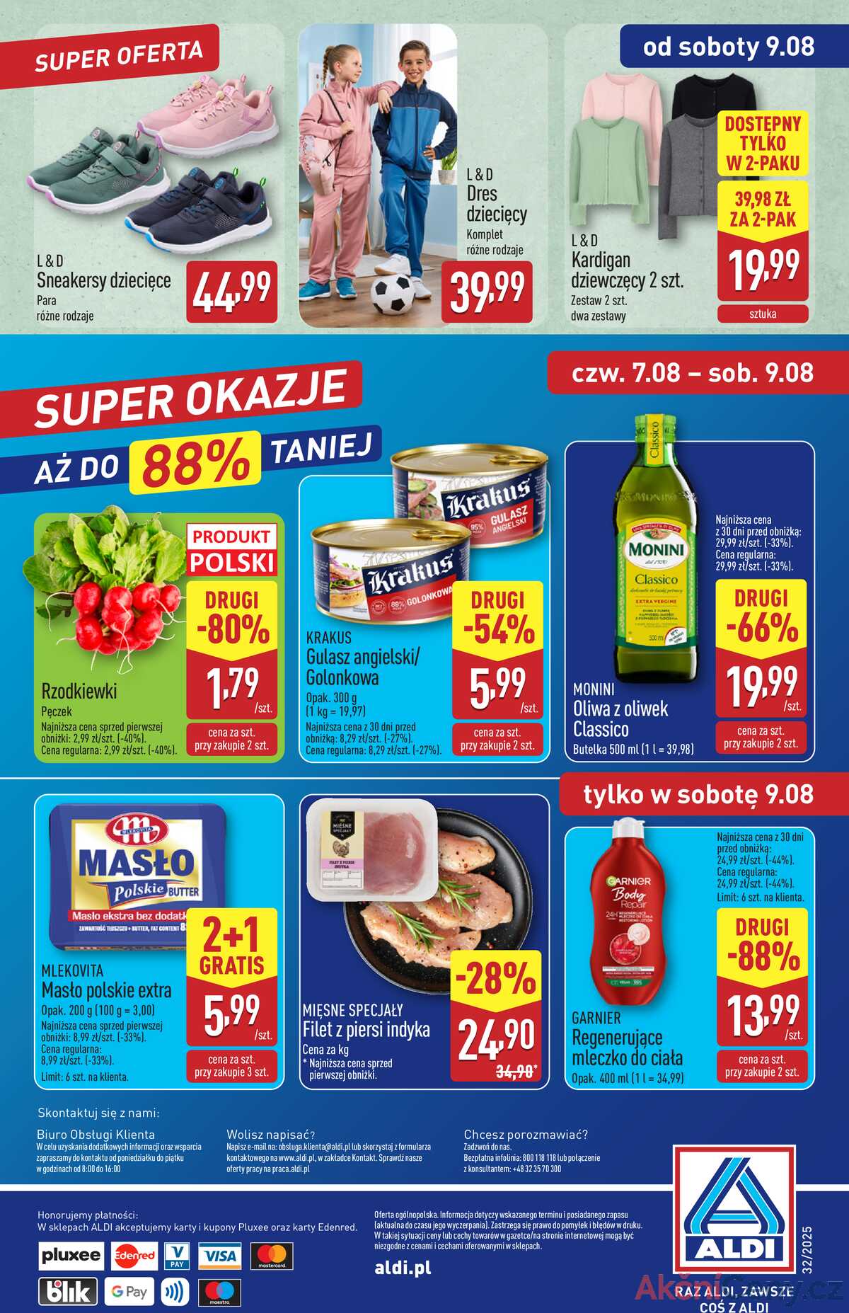 Leták Aldi Polsko 4.8.-9.8.2025 strana 42
