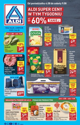 Leták Aldi Polsko 4.8.-9.8.2025