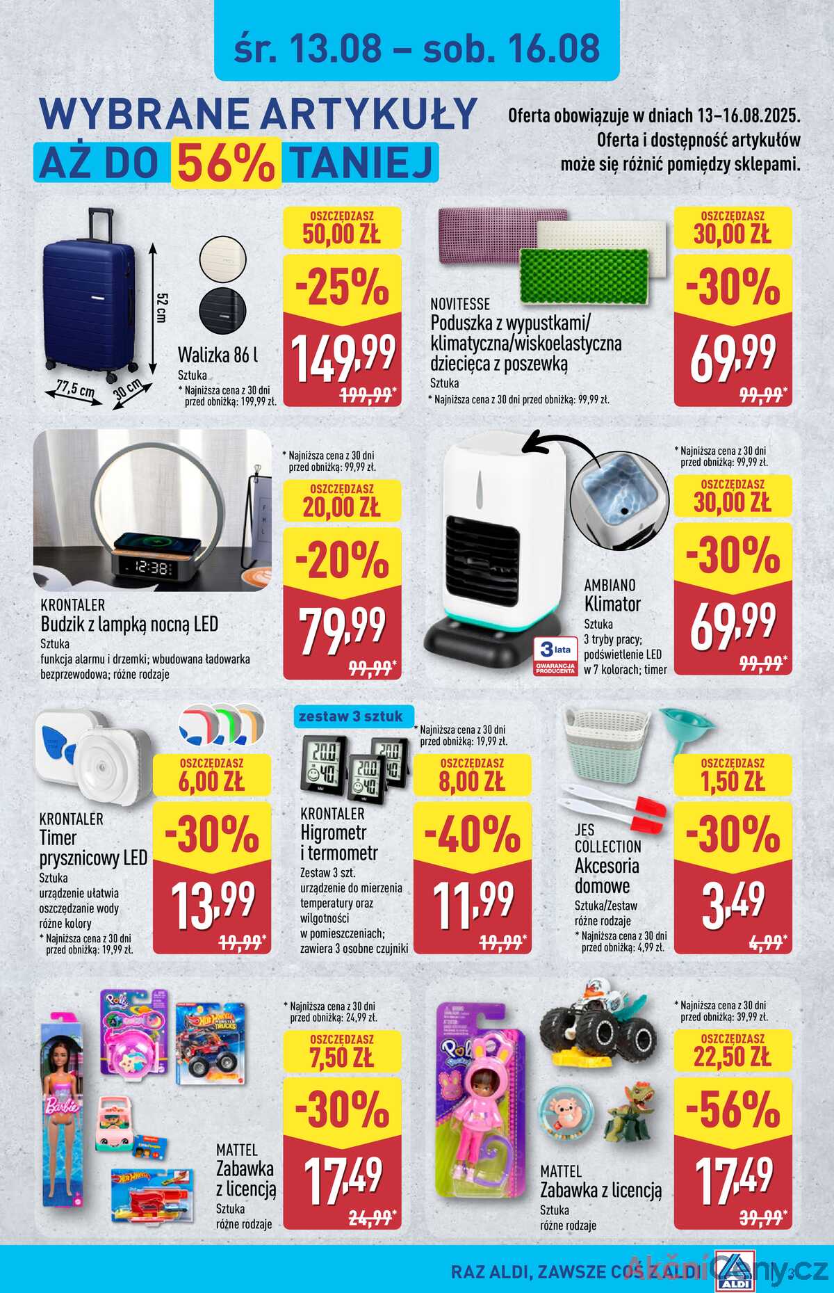 Leták Aldi Polsko 13.8.-19.8.2025 strana 3