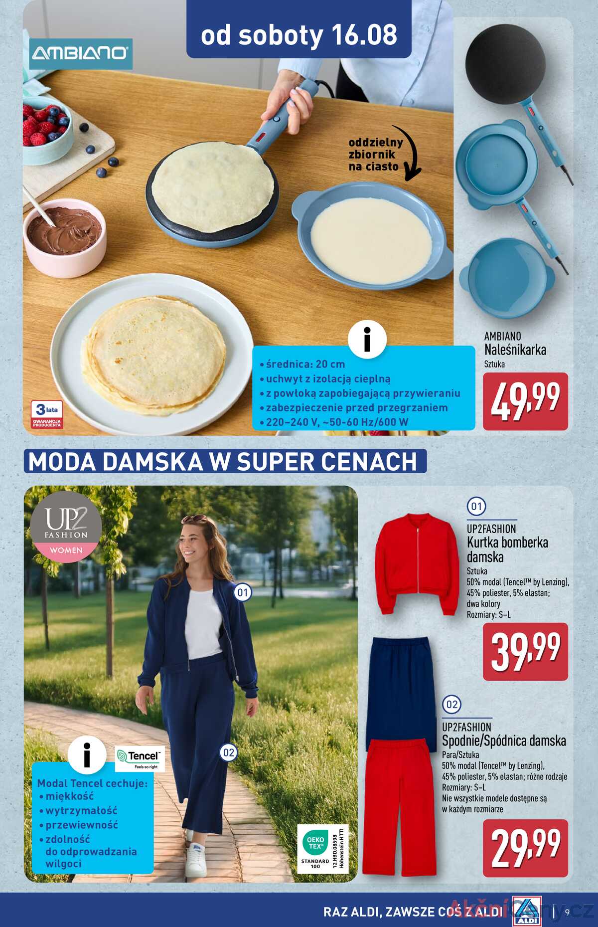 Leták Aldi Polsko 13.8.-19.8.2025 strana 9