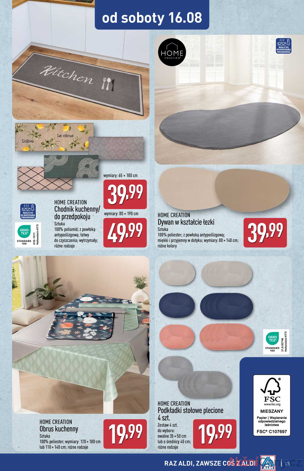 Leták Aldi Polsko 13.8.-19.8.2025 strana 13