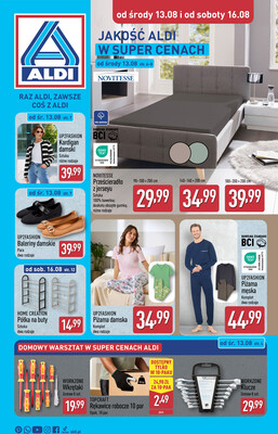 Leták Aldi Polsko 13.8.-19.8.2025