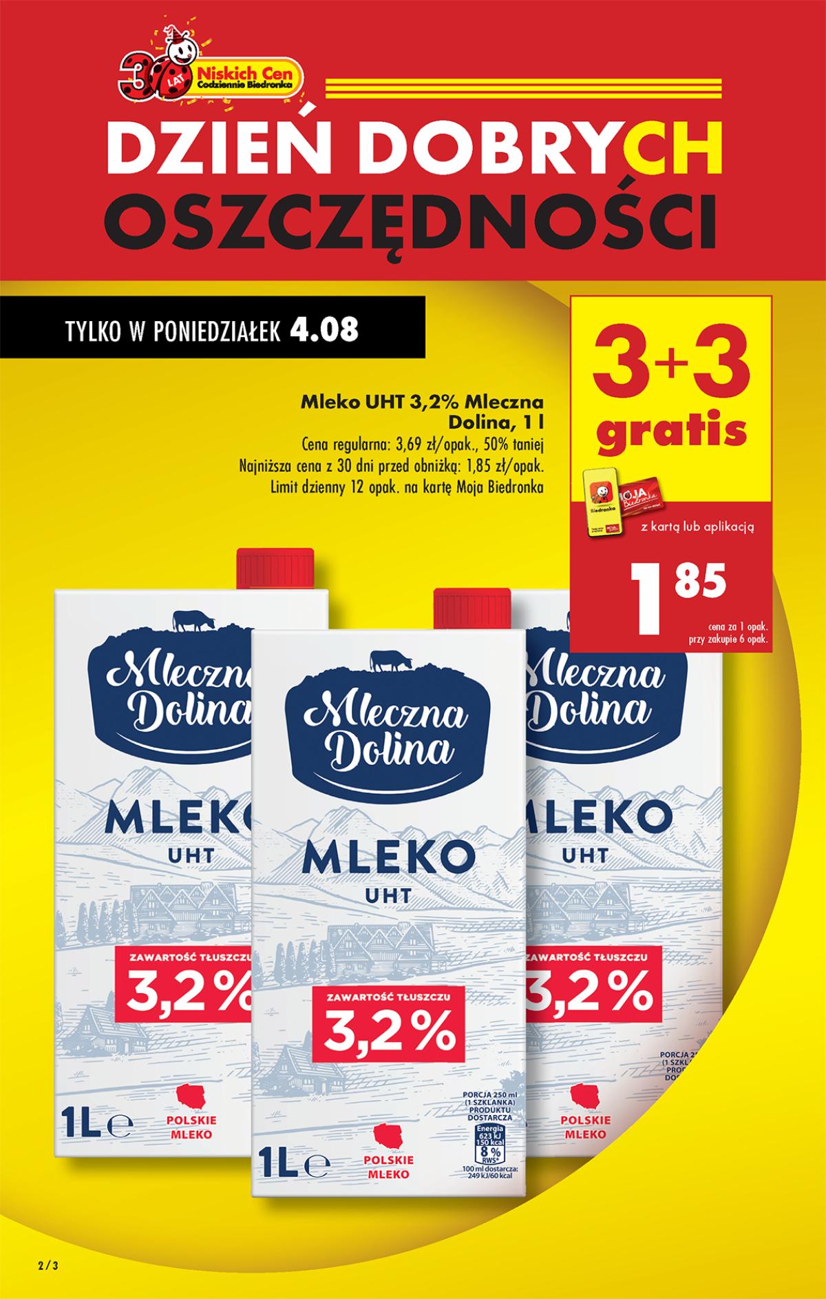 Leták Biedronka Polsko 4.8.-10.8.2025 strana 2