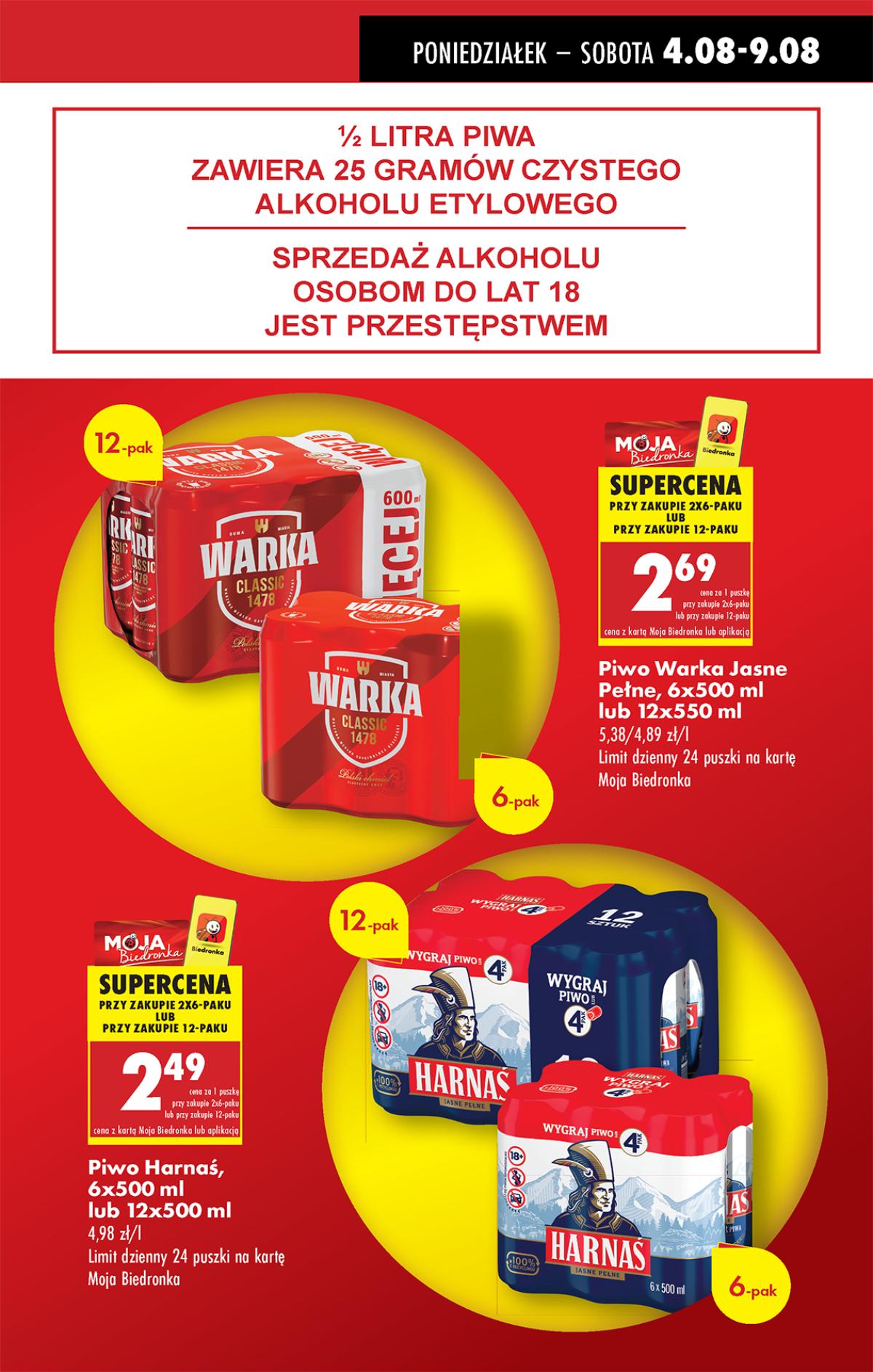 Leták Biedronka Polsko 4.8.-10.8.2025 strana 13