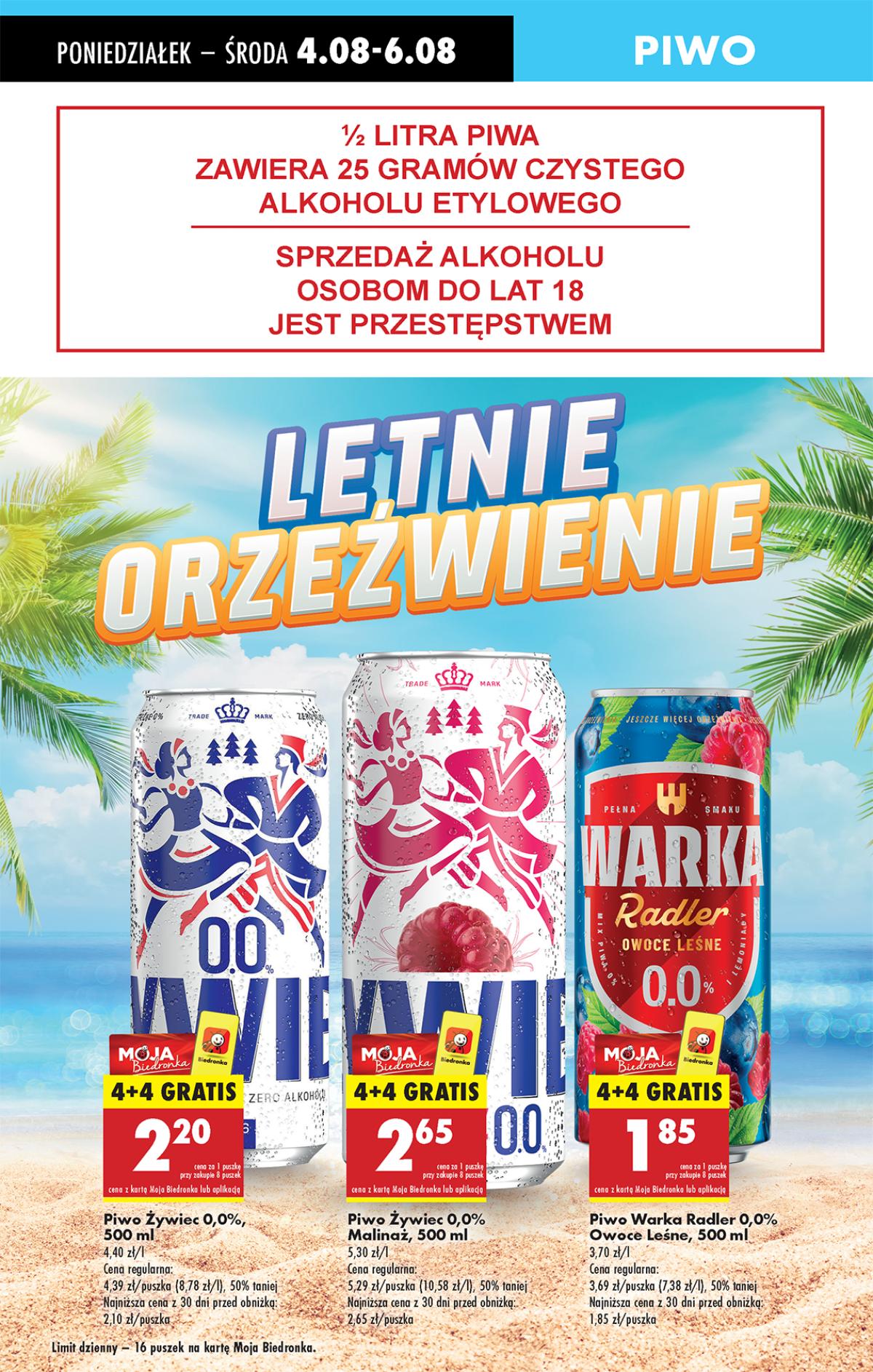 Leták Biedronka Polsko 4.8.-10.8.2025 strana 61