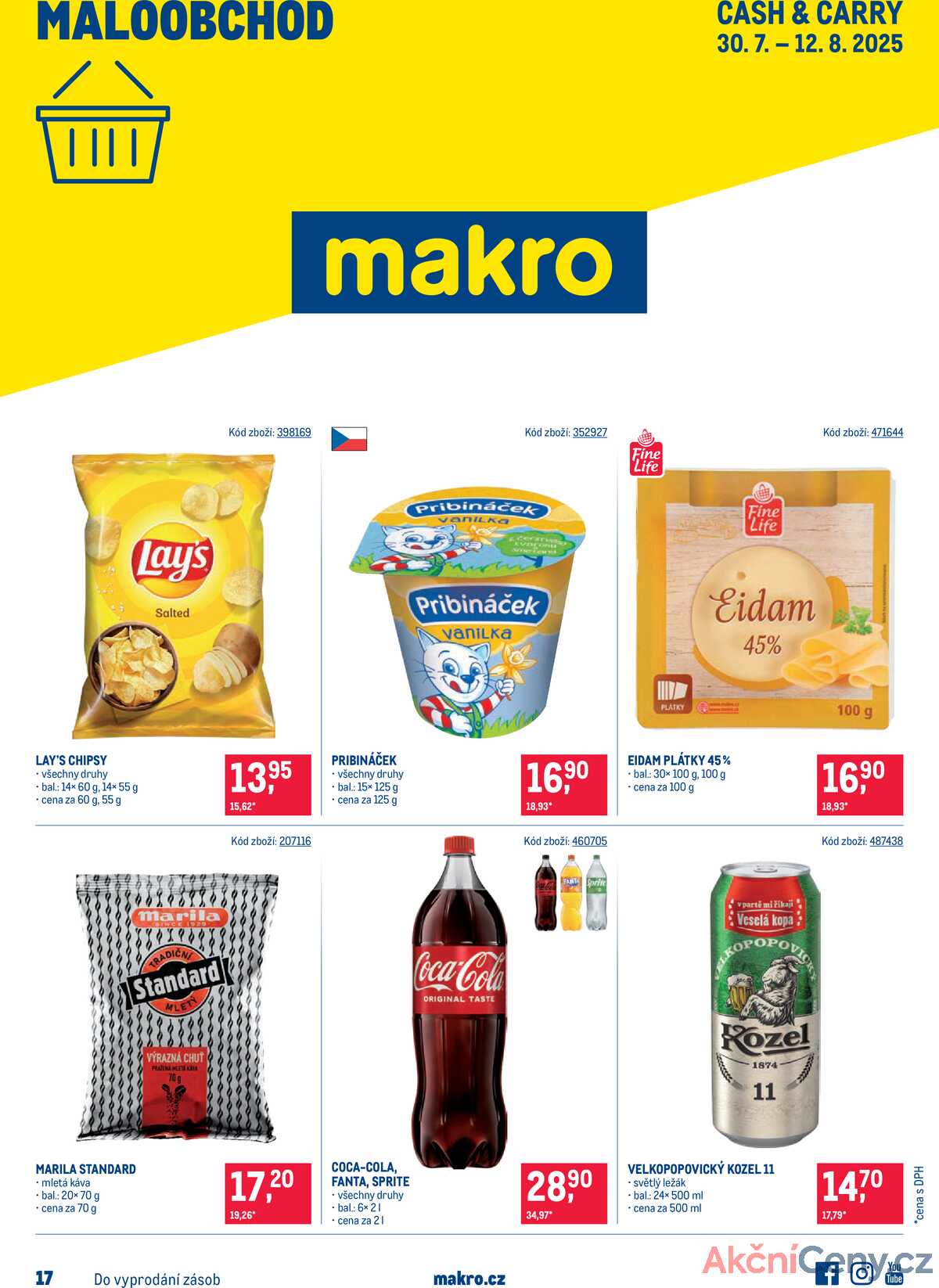 MAKRO Maloobchod od 30.7. do 12.8.2025 strana 1