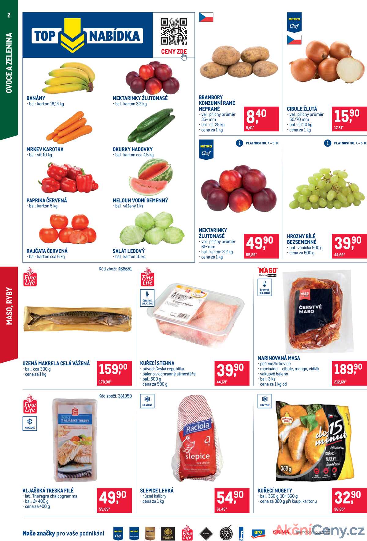 MAKRO Maloobchod od 30.7. do 12.8.2025 strana 2