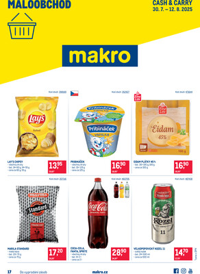 MAKRO Maloobchod od 30.7. do 12.8.2025