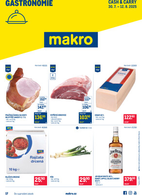 Makro Gastronomie do 12.8.