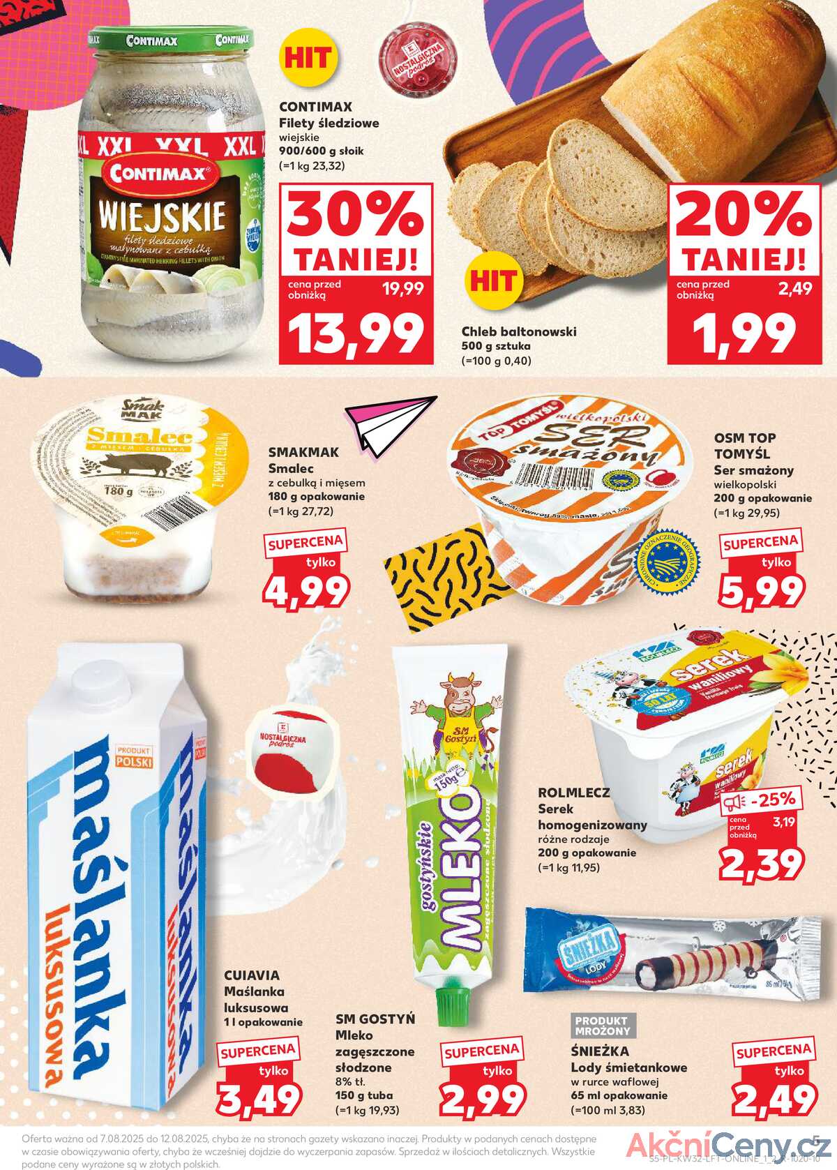 Leták Kaufland Polsko 7.8.-12.8.2025 - Noviny týdne strana 5