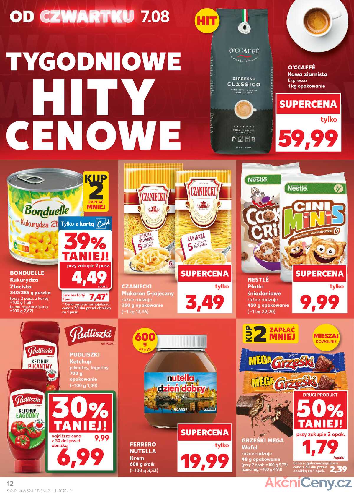 Leták Kaufland Polsko 7.8.-12.8.2025 - Noviny týdne strana 12