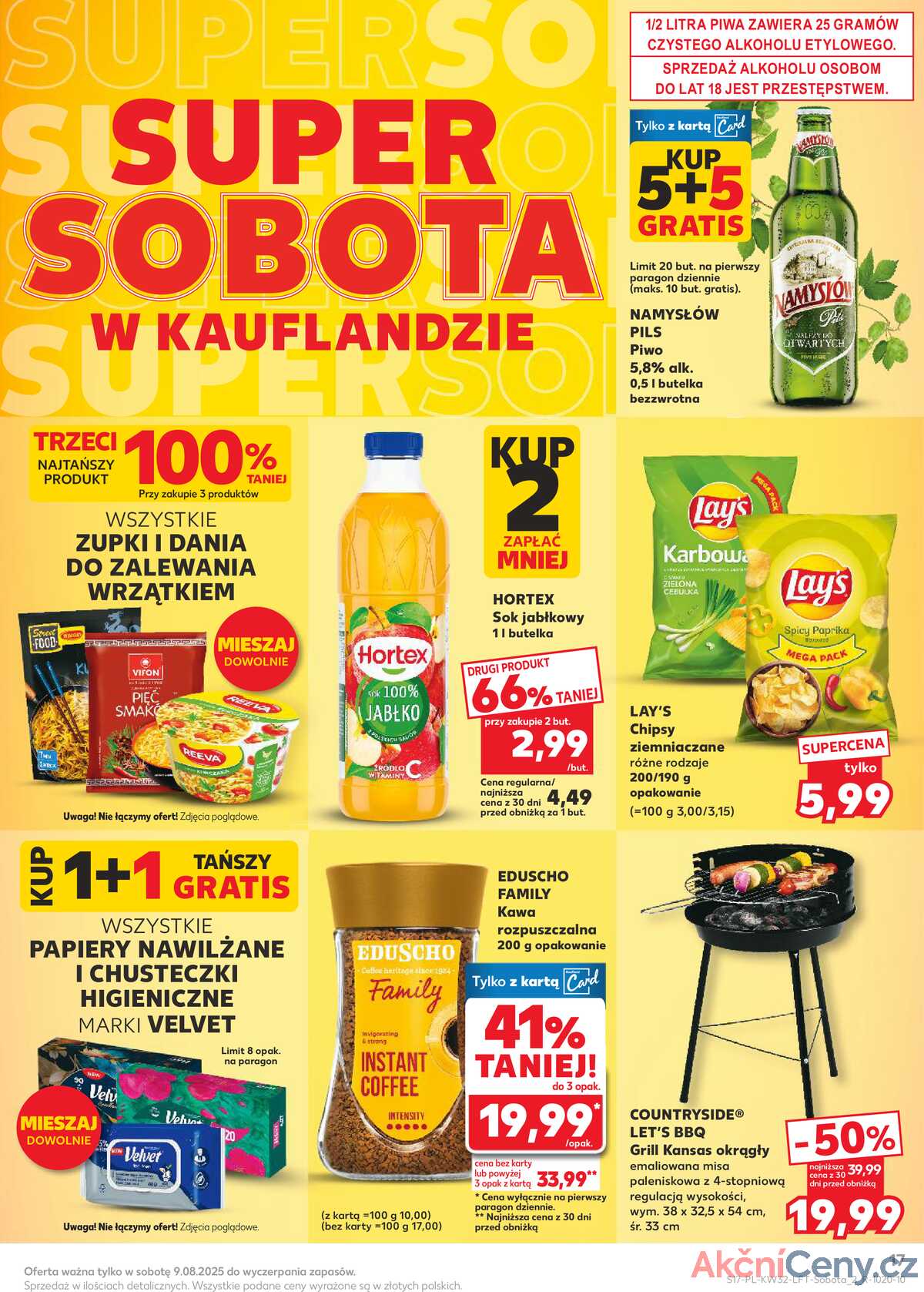 Leták Kaufland Polsko 7.8.-12.8.2025 - Noviny týdne strana 17