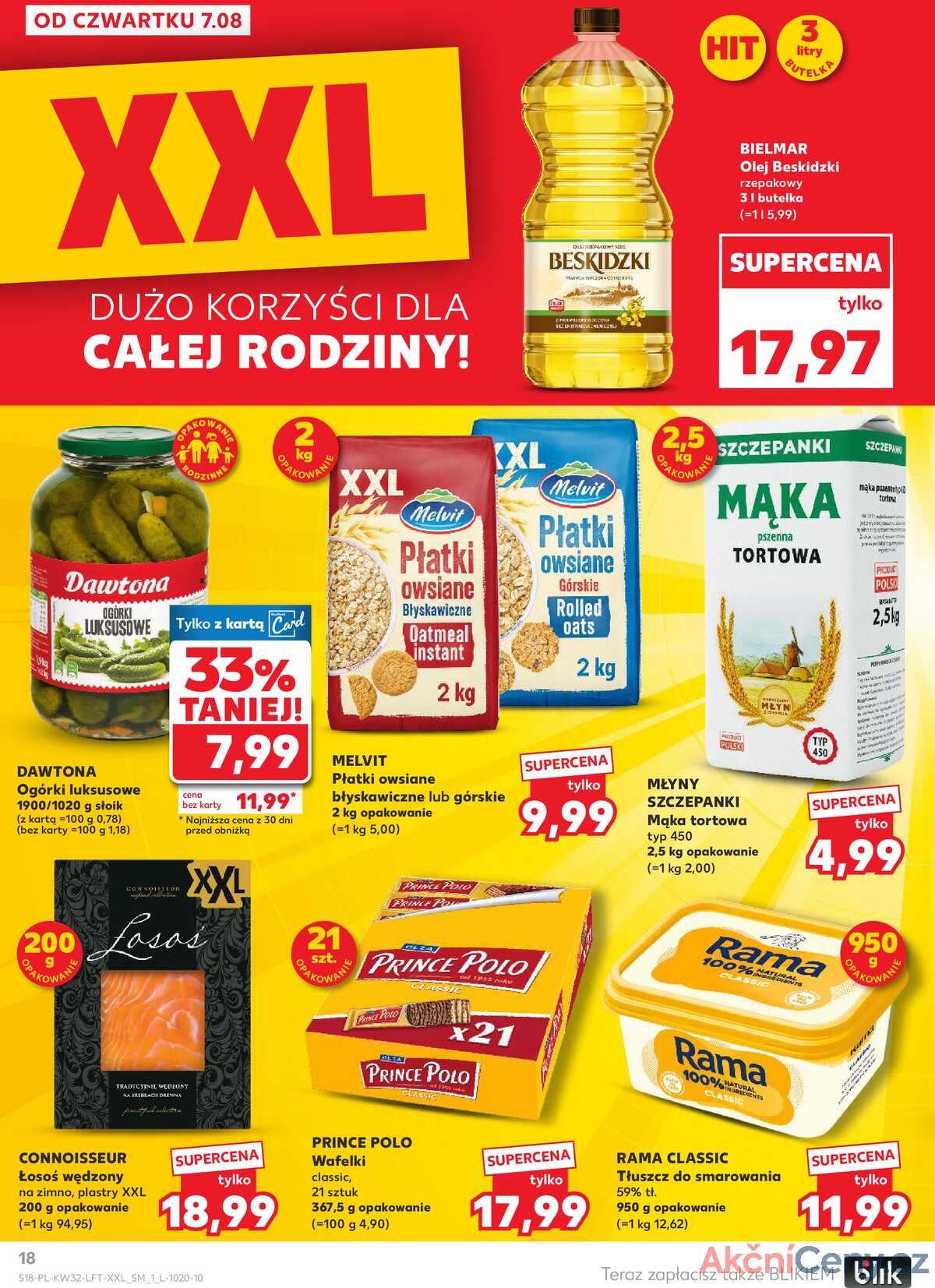 Leták Kaufland Polsko 7.8.-12.8.2025 - Noviny týdne strana 18