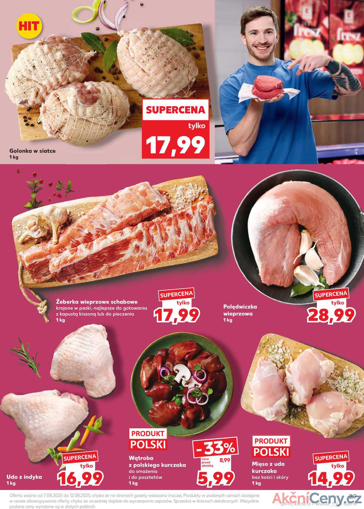 Leták Kaufland Polsko 7.8.-12.8.2025 - Noviny týdne strana 29