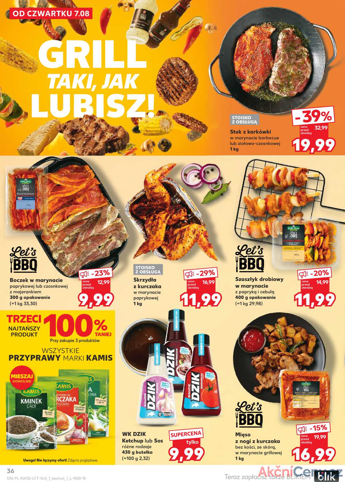 Leták Kaufland Polsko 7.8.-12.8.2025 - Noviny týdne strana 36