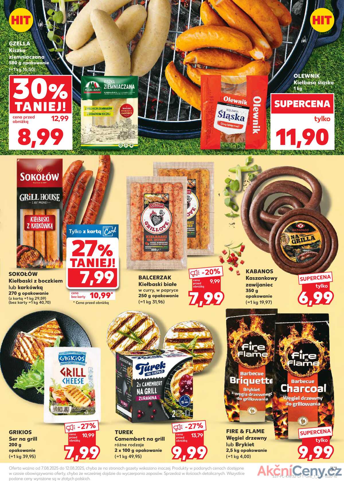 Leták Kaufland Polsko 7.8.-12.8.2025 - Noviny týdne strana 37