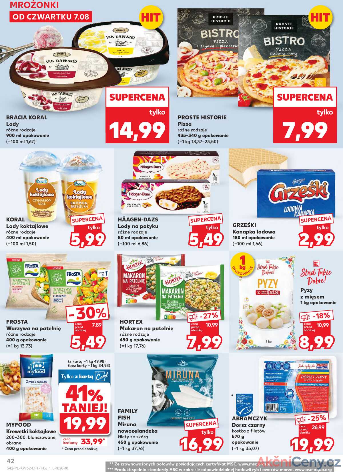 Leták Kaufland Polsko 7.8.-12.8.2025 - Noviny týdne strana 42