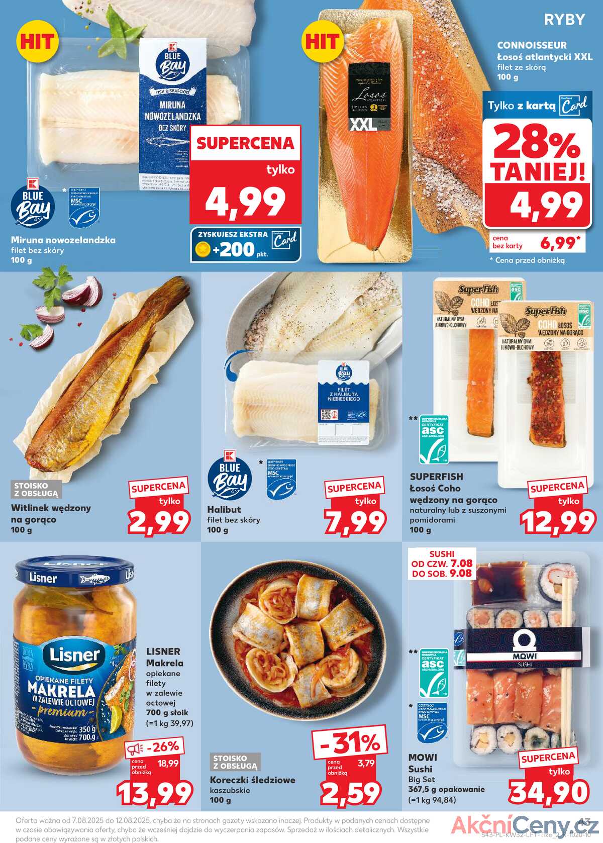 Leták Kaufland Polsko 7.8.-12.8.2025 - Noviny týdne strana 43
