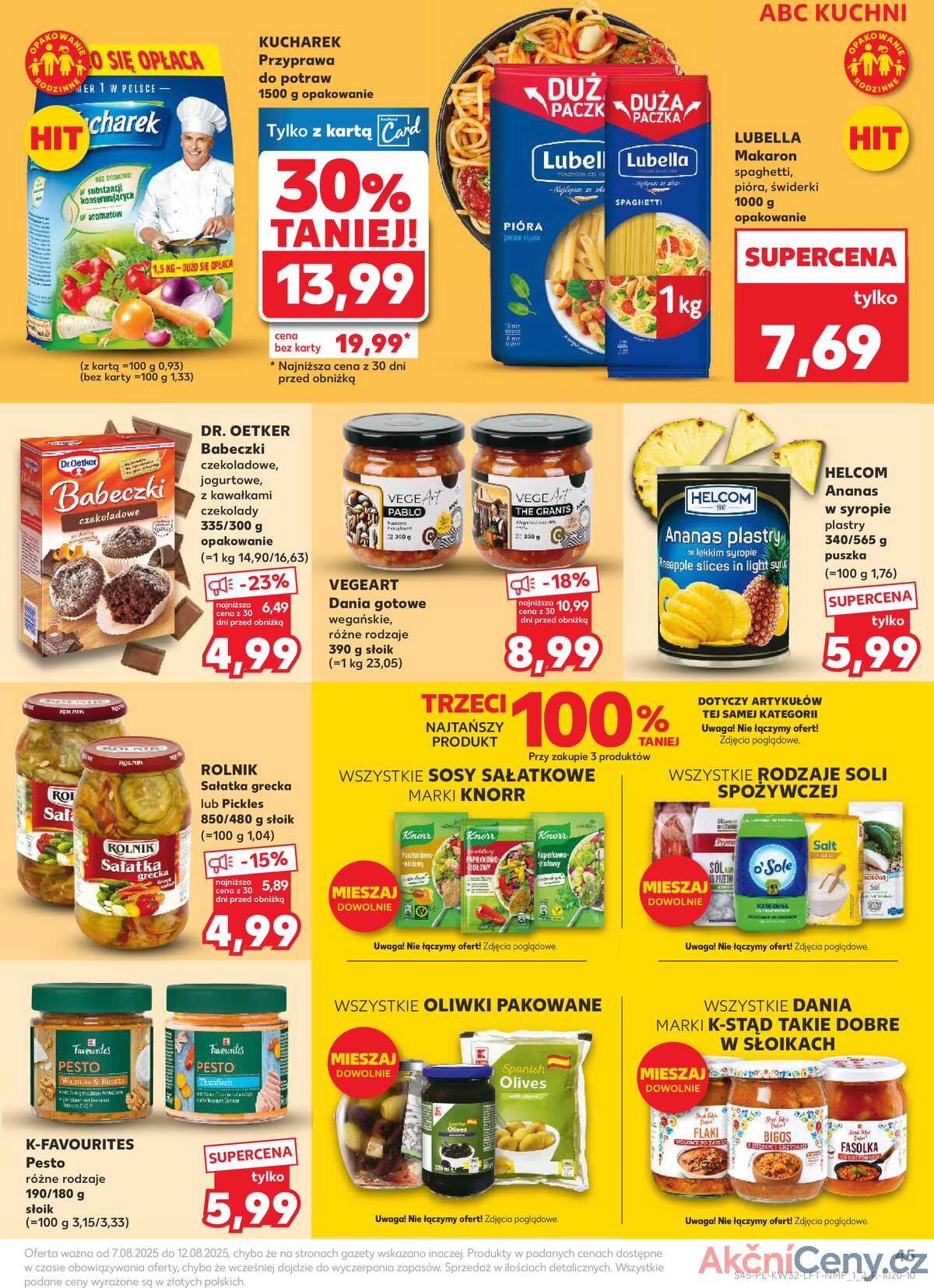Leták Kaufland Polsko 7.8.-12.8.2025 - Noviny týdne strana 45