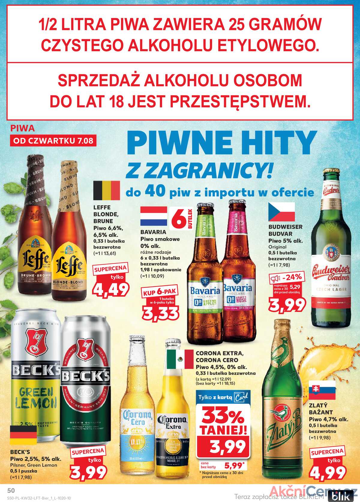 Leták Kaufland Polsko 7.8.-12.8.2025 - Noviny týdne strana 50